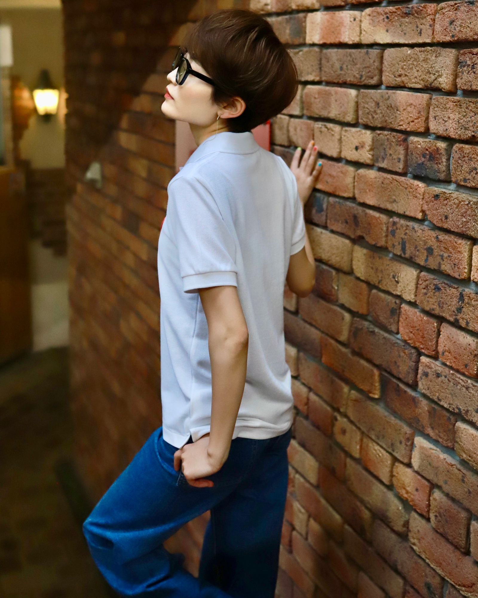 PLAY COMME des GARCONS レディースポロシャツstyle.2023.6.12