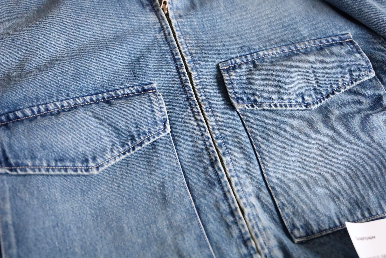 Graphpaper 25SS WOMENS Selvage Denim Zip Jacket(GL251-30191LB)INDIGO_LIGHT FADE☆1月18日(土)発売！
