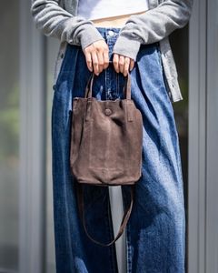 Morphee / モルフェトートバッグ2WAY SMALL TOTE(SHORT)SUEDE[DARK CHOCO]☆新作発売！