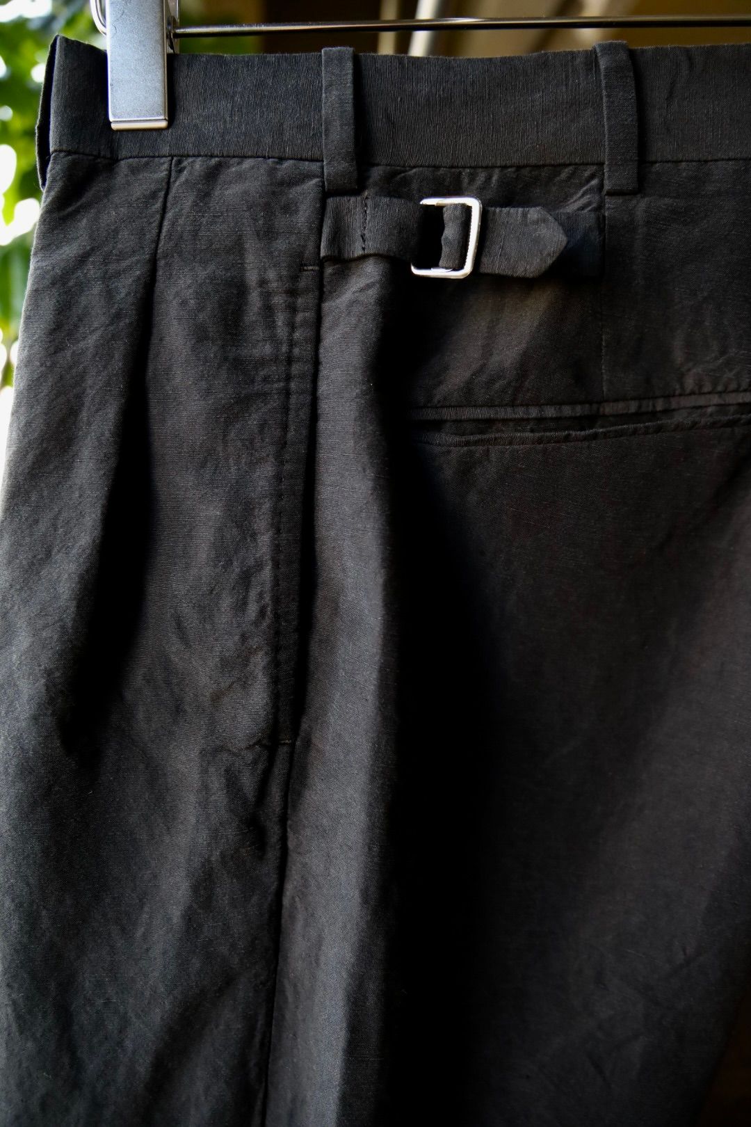 アプレッセ 25SS Silk Linen Trousers(25SAP-04-21H)BLACK