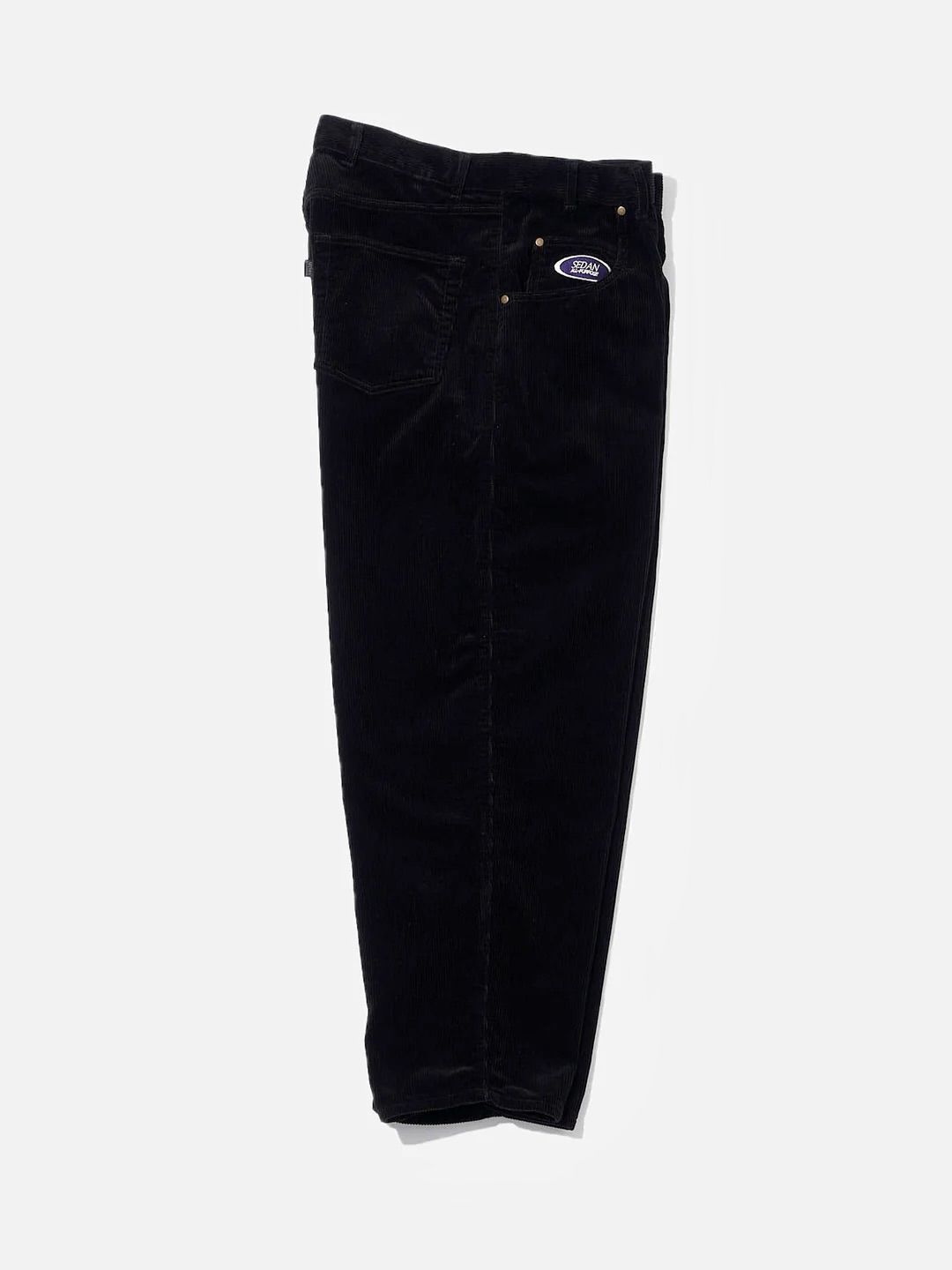 セダンオールパーパス23FW OVAL LOGO CORDUROY PANT(SD23F-PT06)BLACK