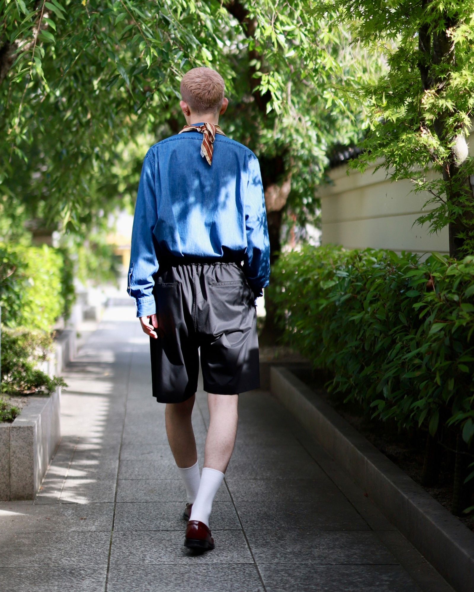 トップス A.PRESSE 23AW Washed Denim Shirt 2 A.PRESSE - アプレッセ23AW Washed Denim Shirt (23AAP-02-08H