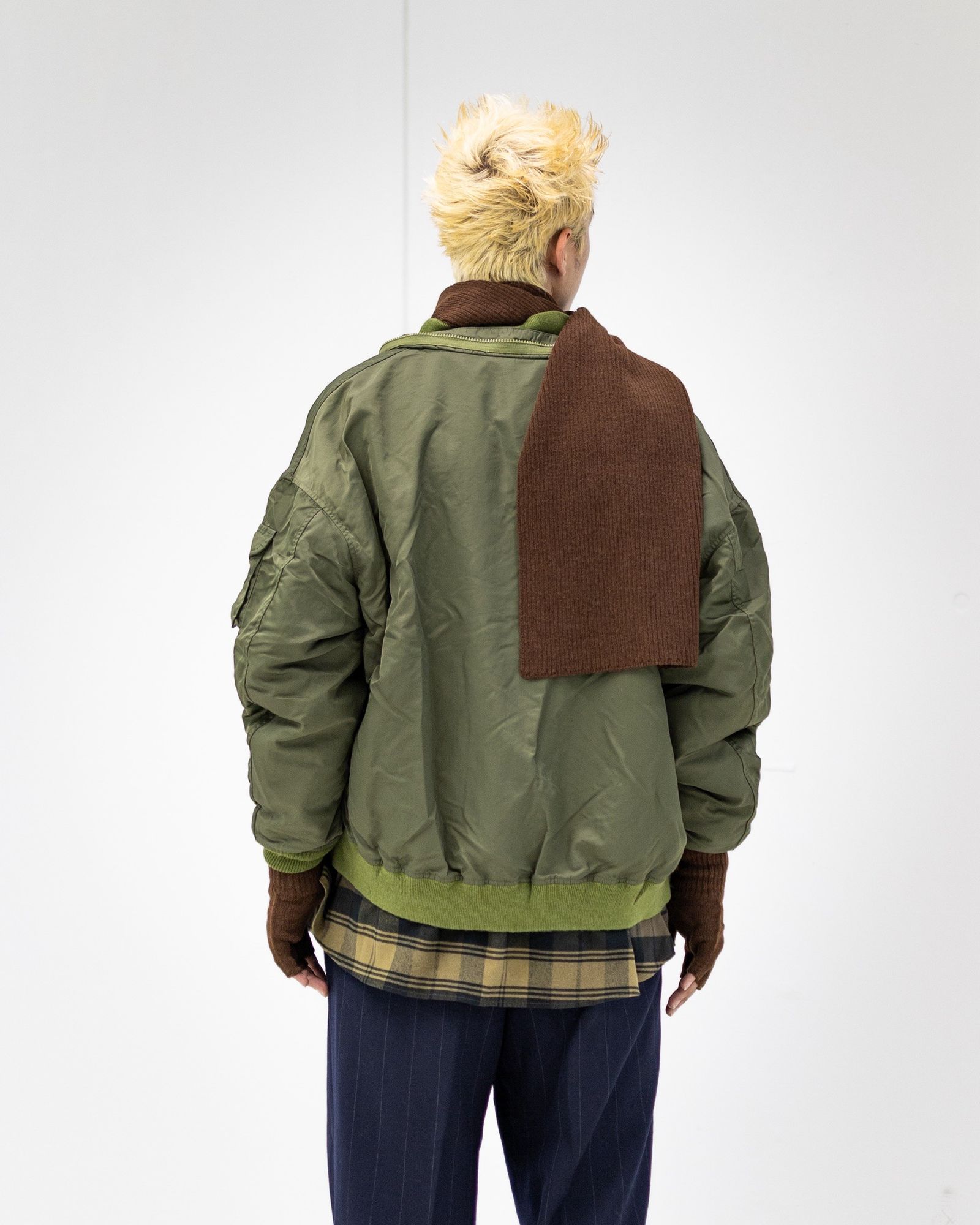 フレッシュサービスTHERMAL RIB KNIT SCARF(FSP254-90067)BROWN☆11月15日(土)発売！