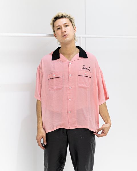 セントマイケル 26SS BOWLING SHIRT(SM-MK8-0000-036)PINK☆4月29日(水)新作発売！