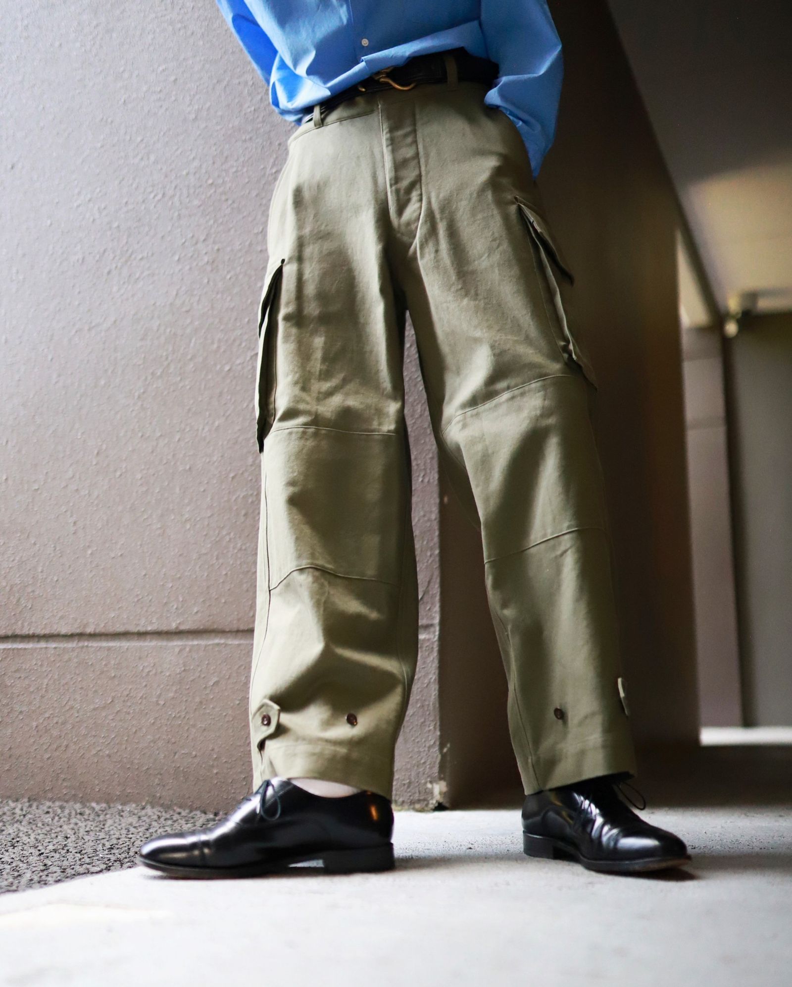 blurhms ブラームス 23FW Cotton Serge 47 Pantsスタイル | 3518 | mark