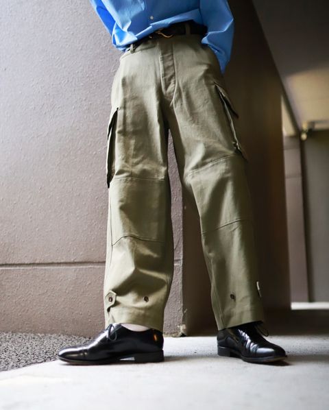 blurhms ブラームス 23FW Cotton Serge 47 Pantsスタイル