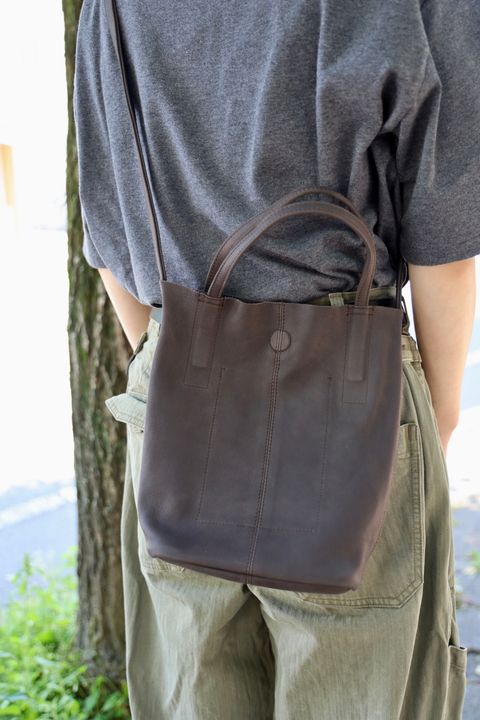 Morphee モルフェ スモールトート"DARKCHOCO"style.