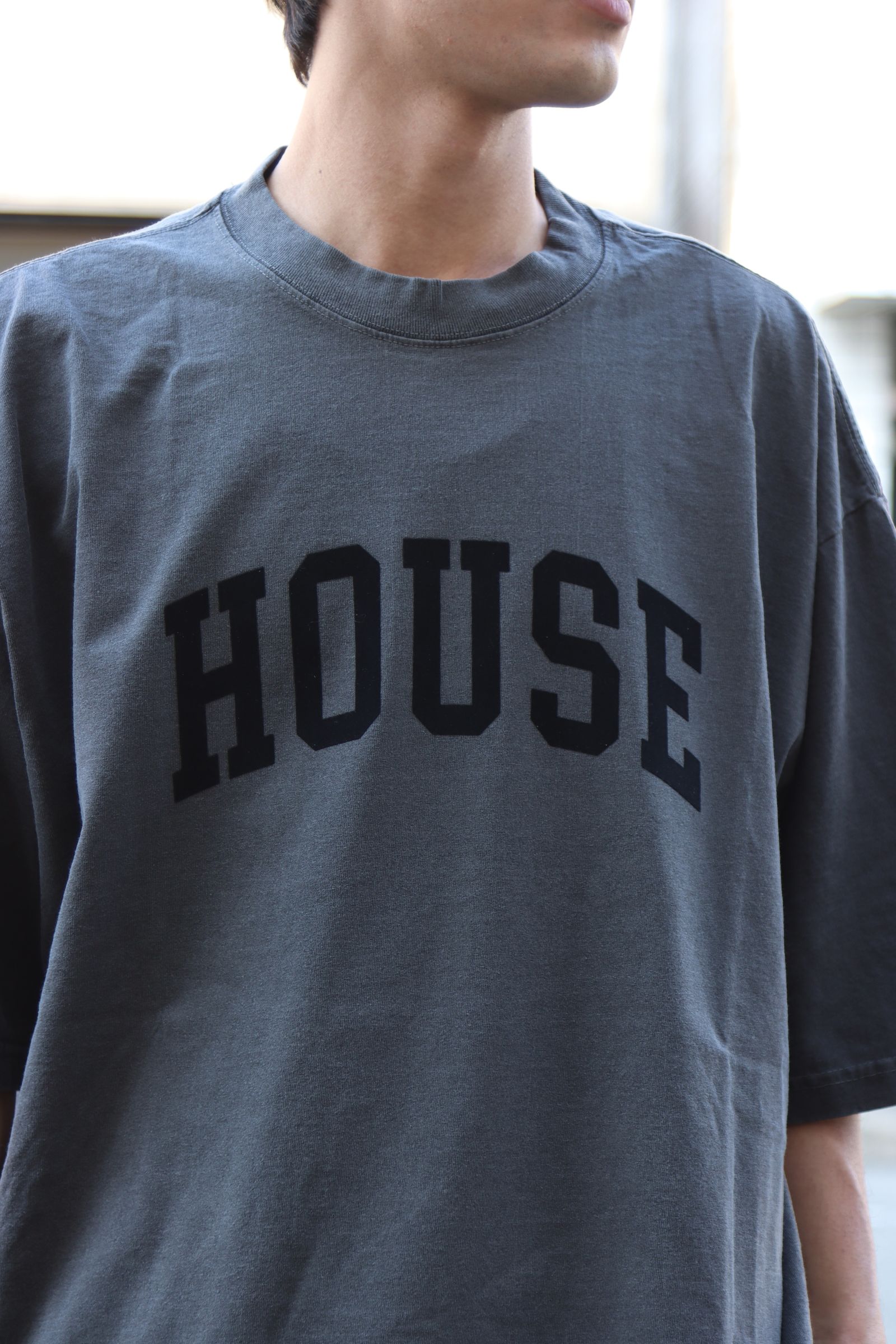 is-ness - イズネスミュージック 25SS HOUSE FLOCKY PRINT T is-ness - イズネスミュージック 25SS HOUSE FLOCKY PRINT T