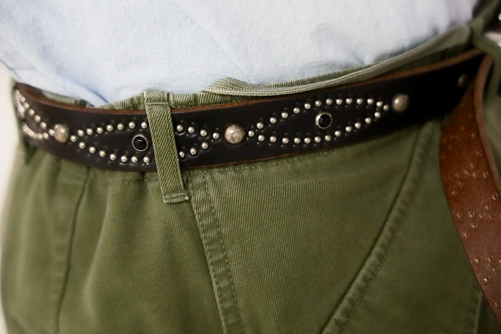 セントマイケル 26SS BLACK STONE HTC_BELT NARROW(SM-MK8-0000-C64)BLACK☆5月16日(土)発売！