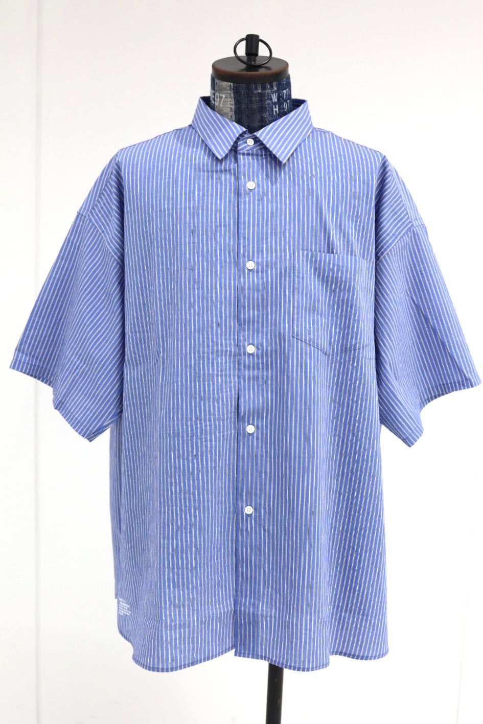 フレッシュサービス 26SS HRAFTeX® S/S STRIPE SHIRT(FSC262-50008)BLUE STRIPE☆5月30日(土)発売！