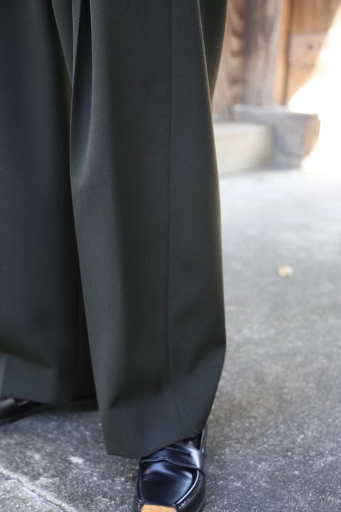 blurhms Wool Surge Cardigan Jacket,WOOL SURGE SUPER WIDE EASY SLACKS style. 2021.07.20.