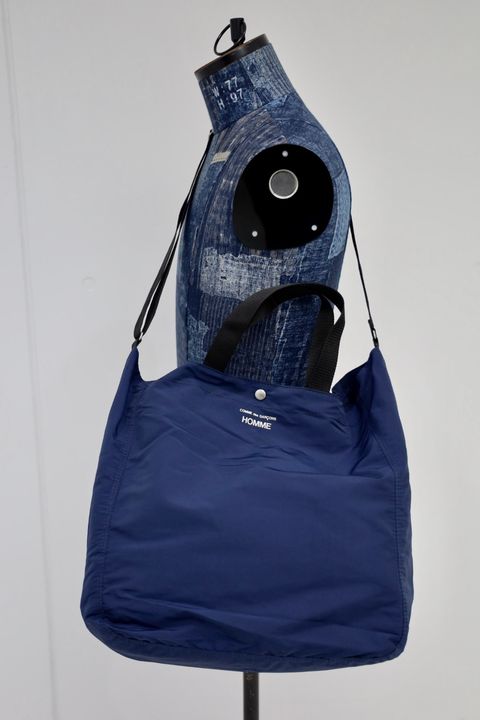 コムデギャルソンオム25FW 綿ナイロングログランバッグ(HP-K292-051)NAVY☆10月3日(金)発売！