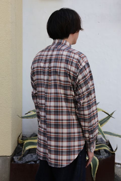 Graphpaper2020AW 新作THOMAS MASON for GP Check B.D Box Shirt style.2020.9.27.