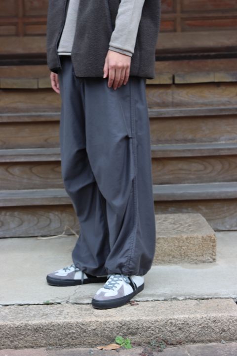 Graphpaper Wool Boa Zip-Up Vest(GU213-70205B) style. 2021.09.12.