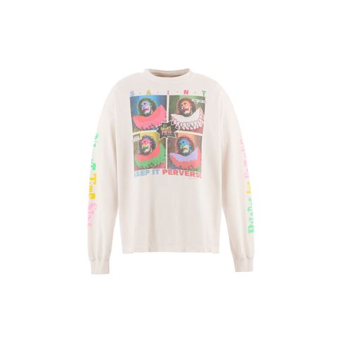 セントマイケル Tシャツ KEEP IT LS TEE(SM-HR1-0000-037)WHITE★9月27日(土)発売！