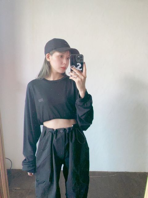 SEDAN ALL-PURPOSE FW23 Big Cargo Pants"Black"スタイル