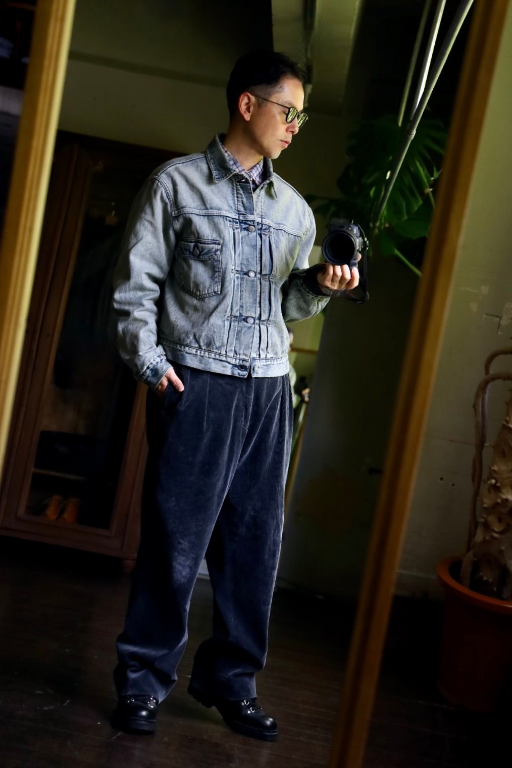 BOW WOW バウワウ BLANKET LINED DENIM JK AGING(BW242-BLDJA)INDIGO AGING