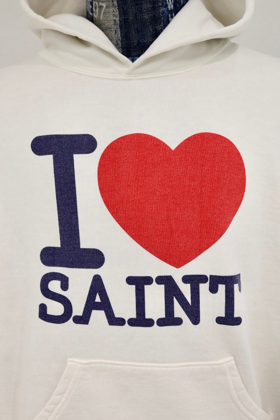 セントマイケル 26SS I LOVE SAINT HOODIE(SM-MK8-0000-058)WHITE★1月10日(土)発売！