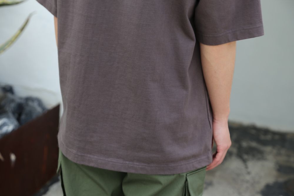 CIOTA スビンコットン10/-度詰め 吊り天竺ポケット付き半袖Tシャツ(CSLM-106M) style. 2021.04.25.