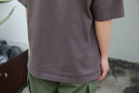 CIOTA スビンコットン10/-度詰め 吊り天竺ポケット付き半袖Tシャツ(CSLM-106M) style. 2021.04.25.