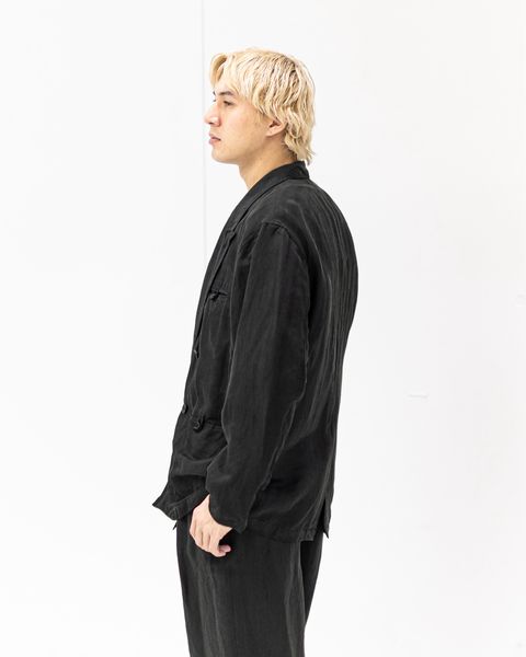 YOKE Linen Silk Kersey Double Breasted Blezer 新作発売！