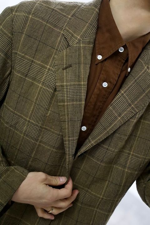 A.PRESSE 2026 STYLE1 Washed Wool Linen Jacketスタイル