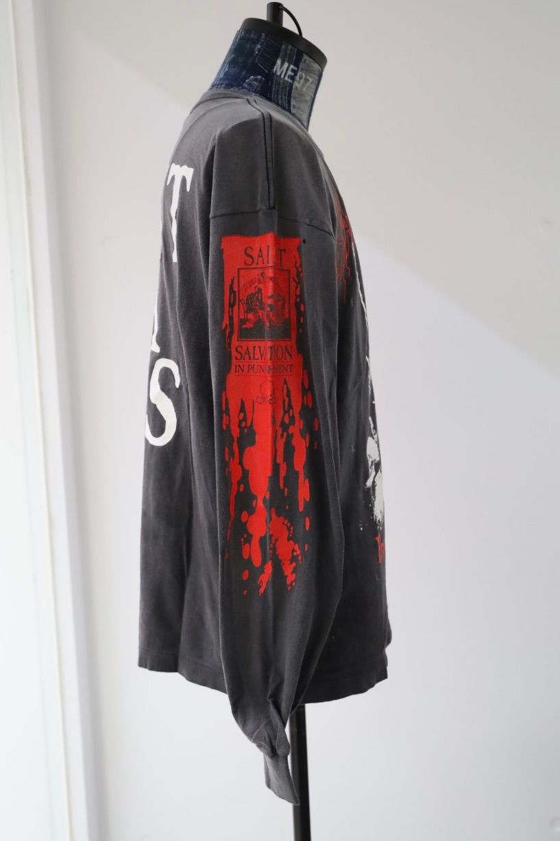 セントマイケル Tシャツ SAINT IS A KISS LS TEE(SM-HR1-0000-028)BLACK★9月13日(土)発売！