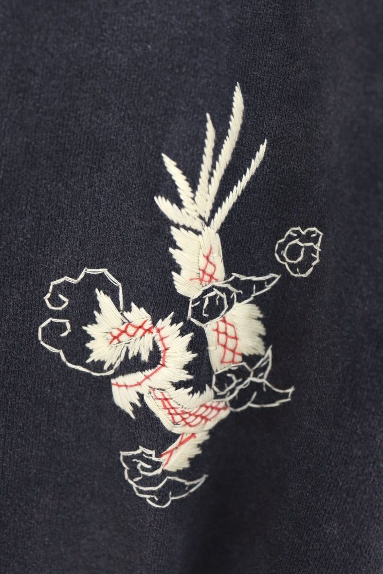 BOW WOW 26SS バウワウ VIETNAM ZIP HOODIE AGED(BW261-VZH) BLACK