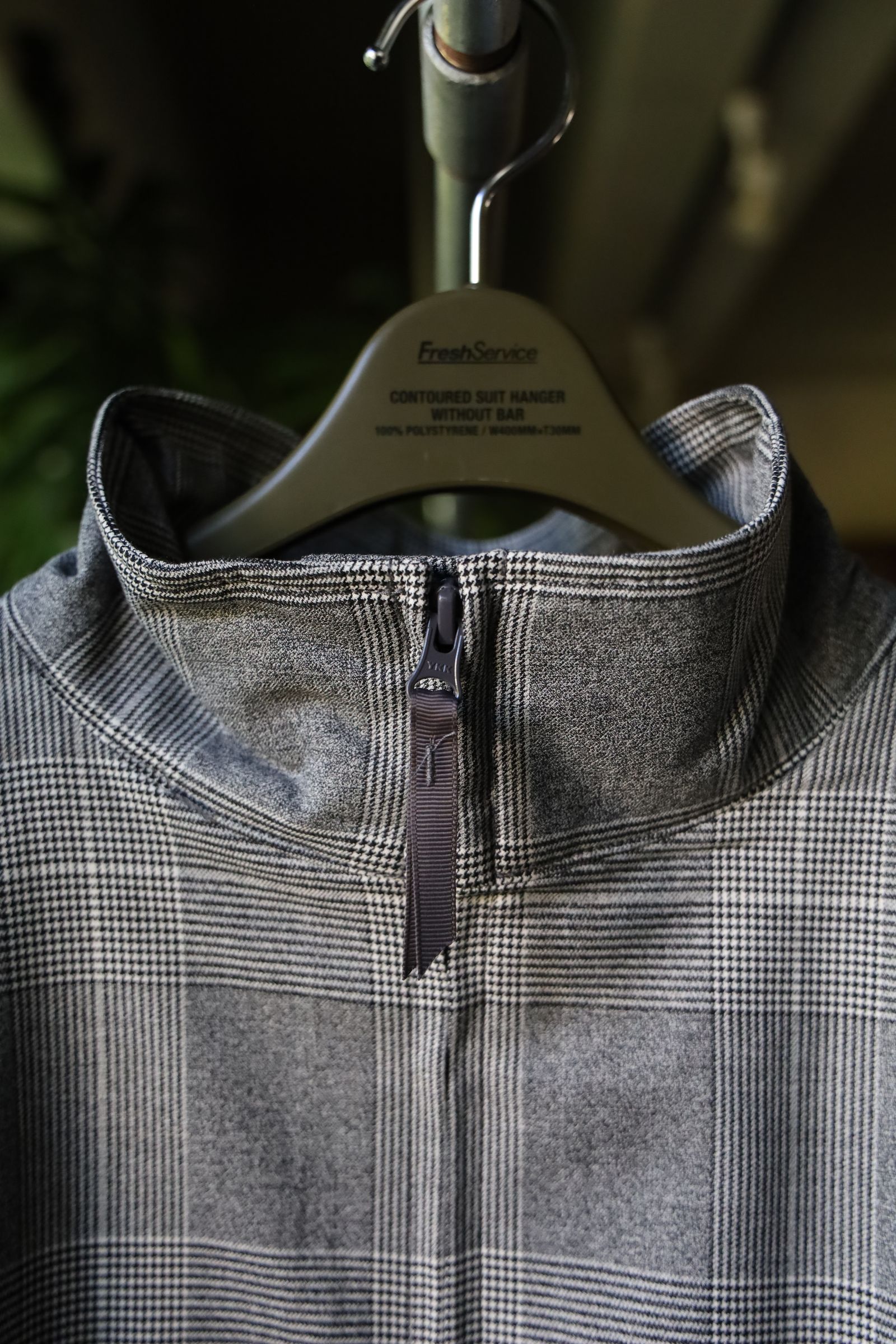 フレッシュサービス TECH WOOL TRACK BLOUSON(FSC244-30171)GRAY CHECK☆再入荷しました！