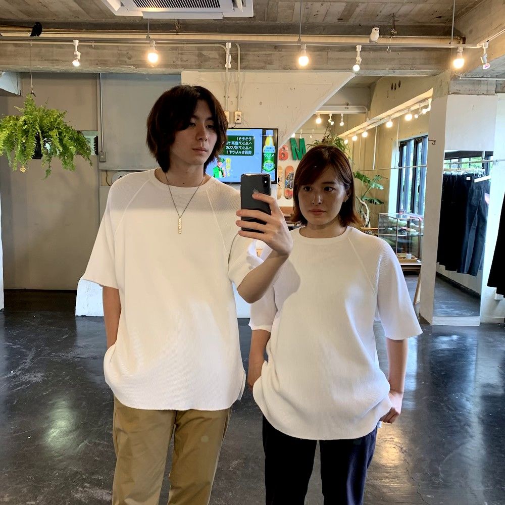Graphpaper Waffle S/S Tee style.2020.7.17.