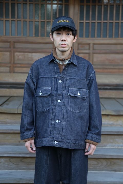 Graphpaper Colorfast Denim Blouson&Colorfast Denim Two Tuck Pants"INDIGO"Style.2020.11.13.