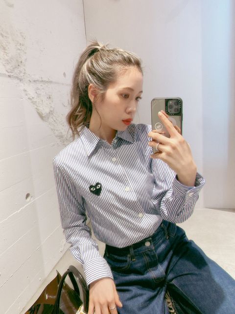 PLAY COMME des GARCONS レディースシャツ style.2024.4.22