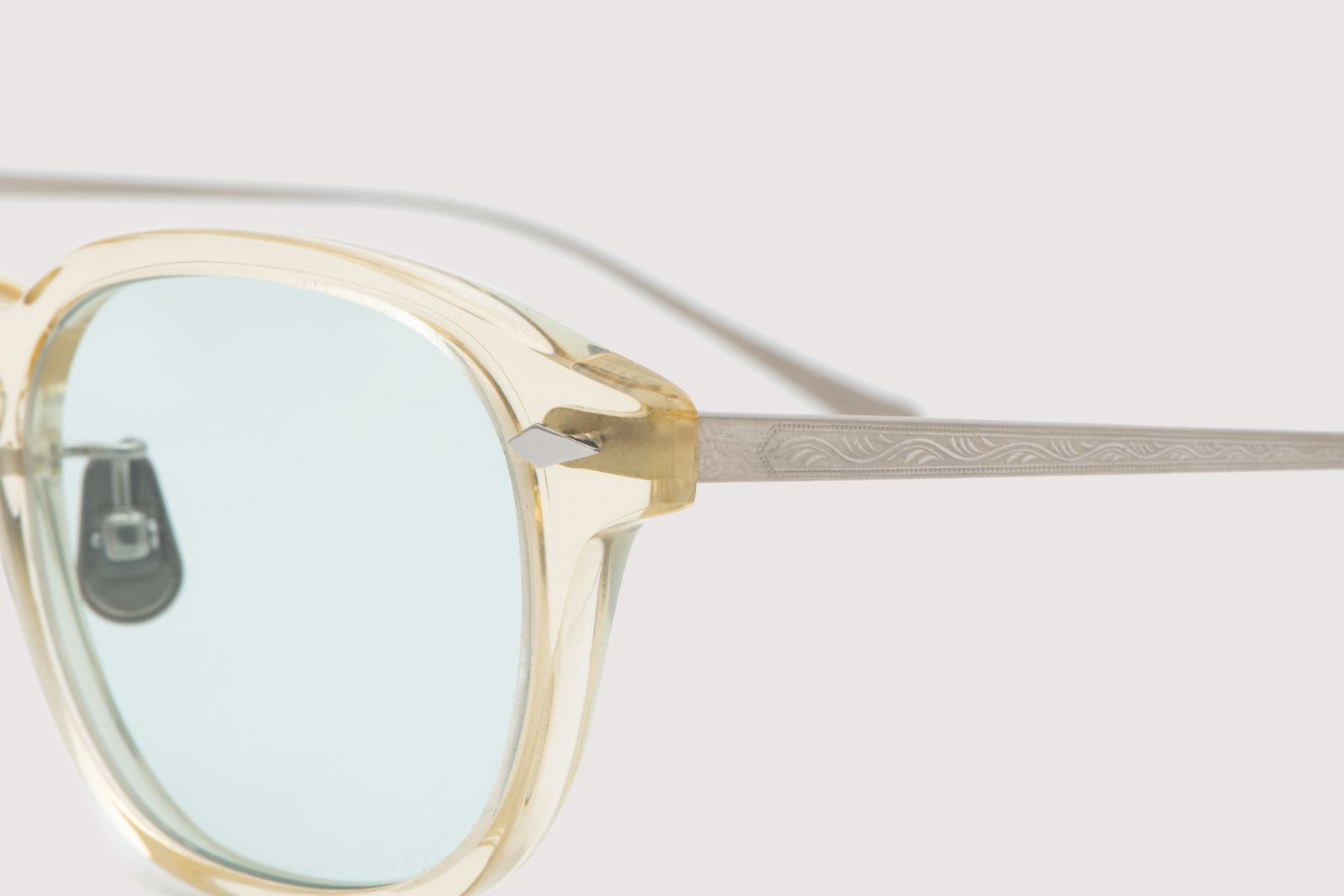 ノチノオプティカル  "JIFUSAN" #5. CITRON x SILVER × L.SMOKE GREEN(調光モデル)☆4月18日(土)再入荷！