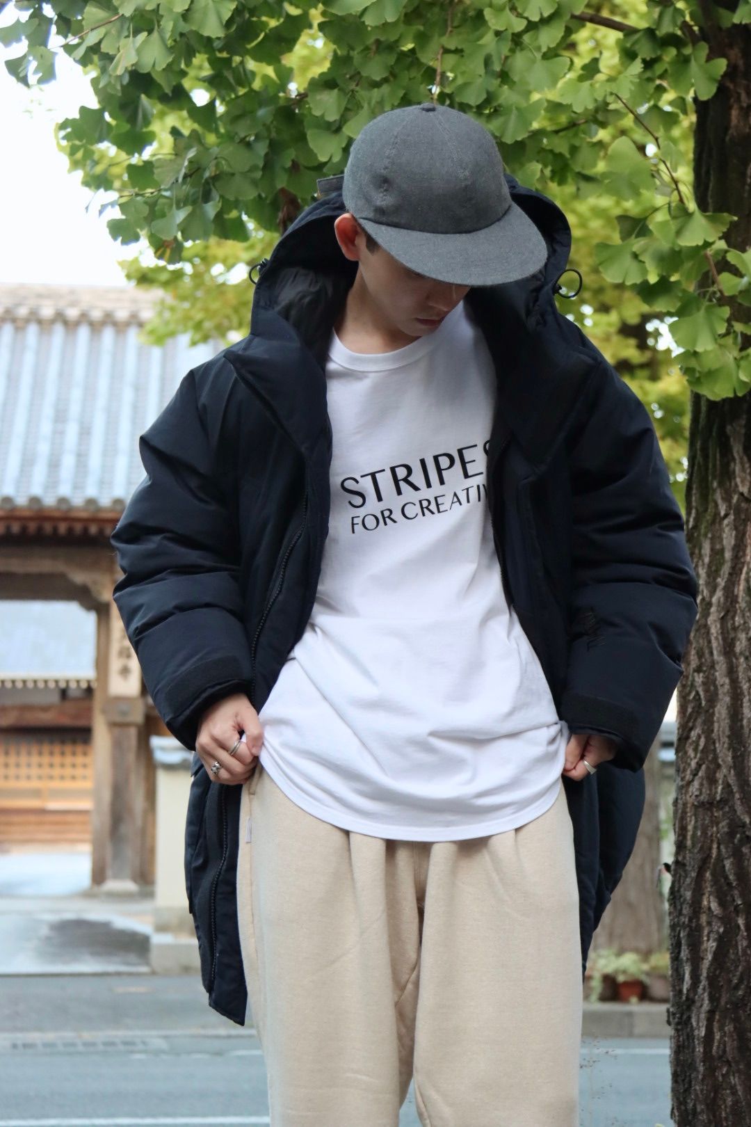 新品】 STRIPES FOR CREATIVE S.F.C GOZILLA PARKA - メンズ