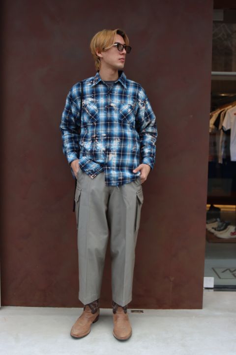 RAFU 24SS 新作Bleached & Damaged shirt style 2024.3.11