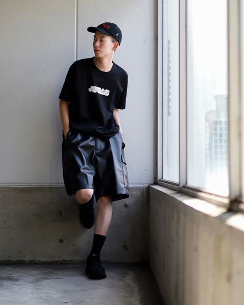 JUNYA WATANABE MAN 23AW 新作フェイクレザーショーツスタイル