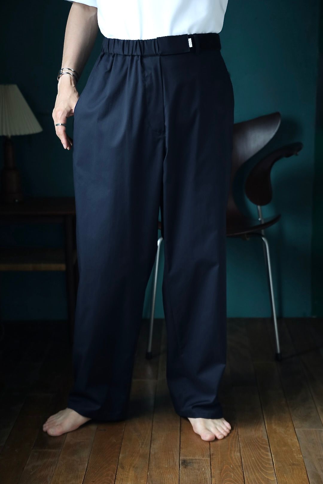 Graphpaper Solotex Twill Chef Pants(NAVY)スタイル