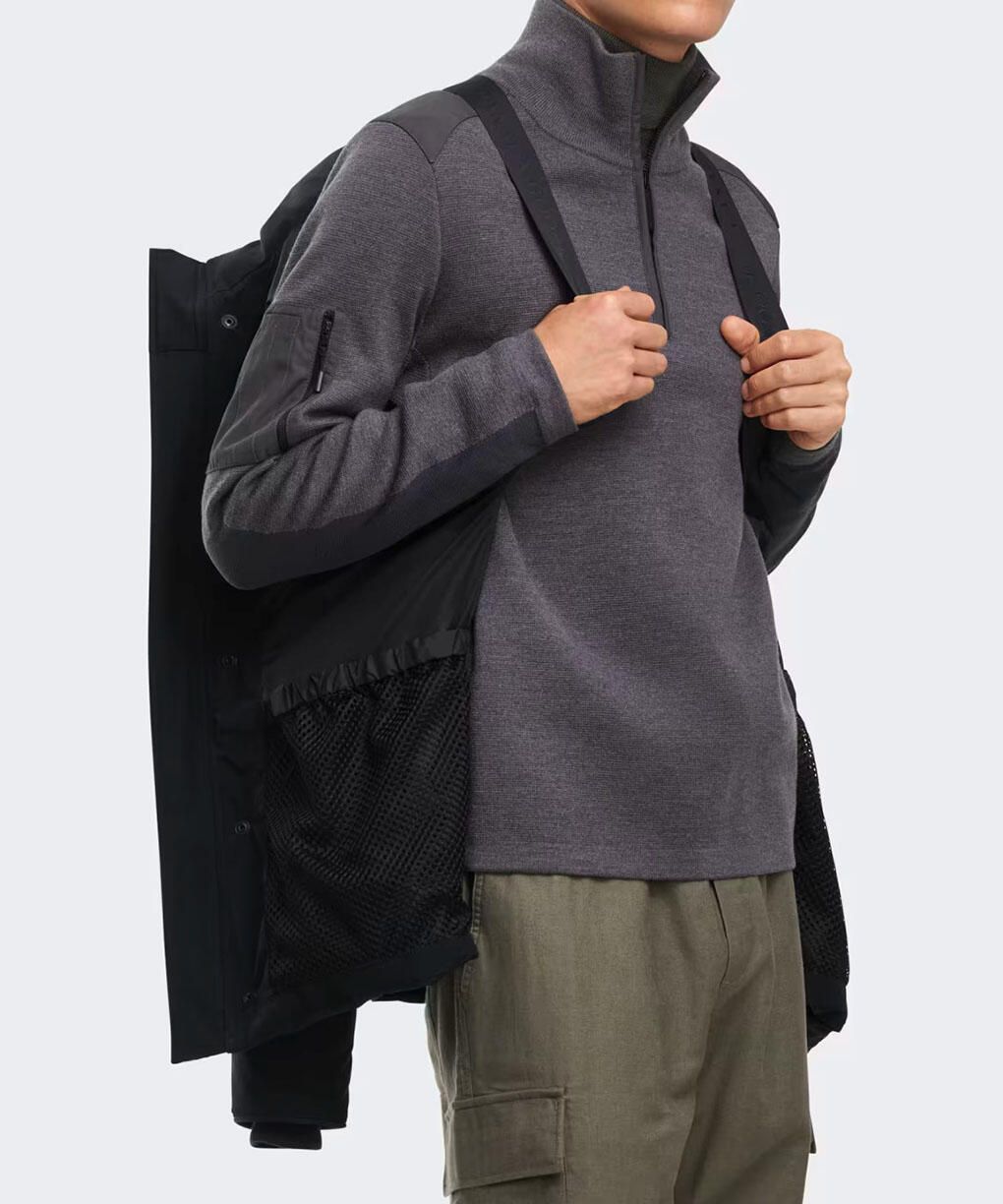 カナダグース メンズ ウィンダムパーカー Wyndham Parka(2048M) BLACK☆新作入荷！