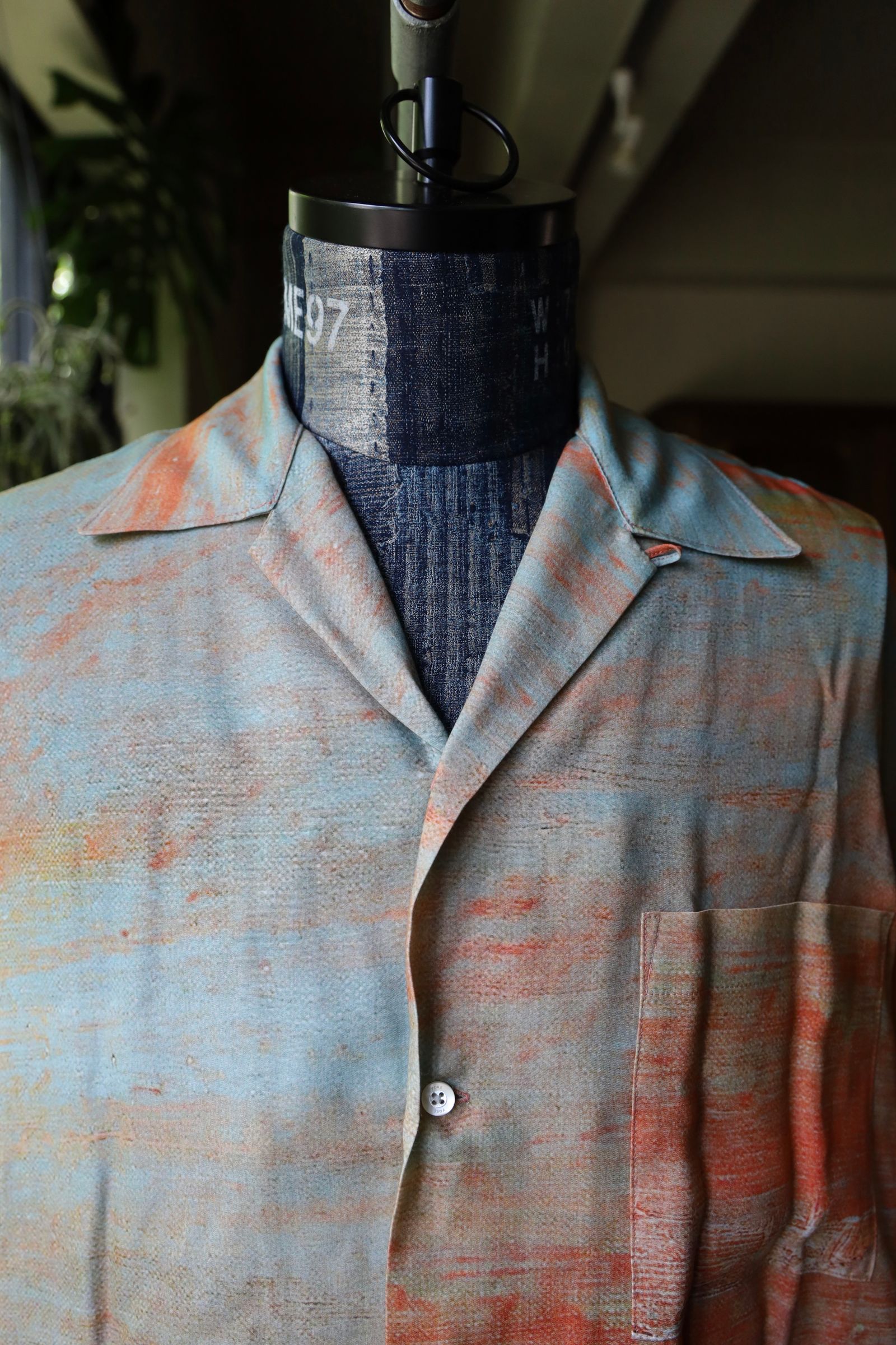 YOKE - ヨーク24SS LANDSCAPE PRINTED OPEN COLLAR SHIRT YOKE - ヨーク24SS LANDSCAPE PRINTED OPEN COLLAR SHIRT