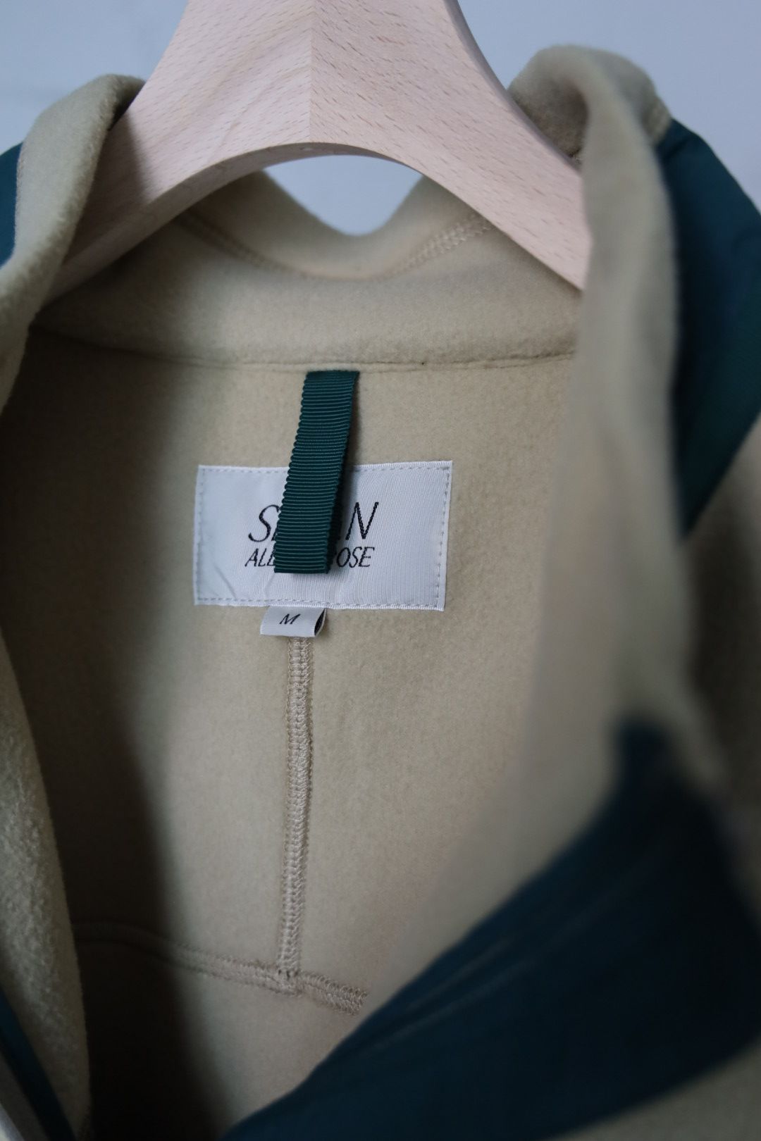 セダンオールパーパス FW25 Fleece Full Zip Jacket(SD25F-CT08)Light Beige