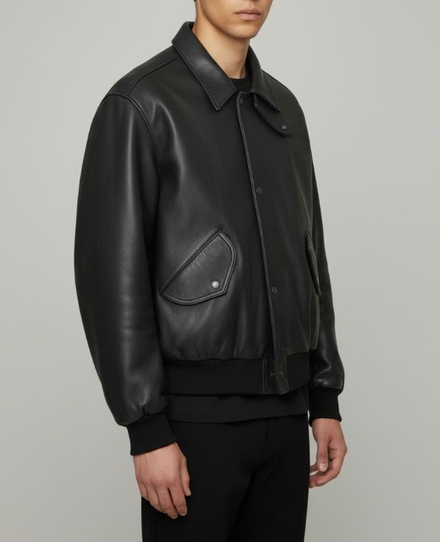 YOKE 26FW Lamb Leather Bomber Jacket(YK26FW01301B)Black★9月19日(土)発売！