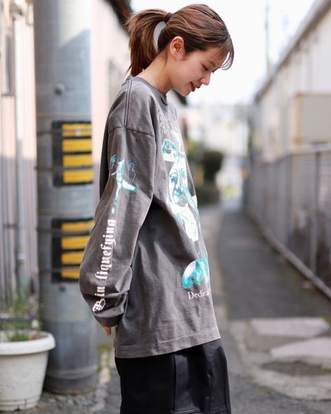©SAINT M×××××× セントマイケル23SS LS TEE SISTERスタイル