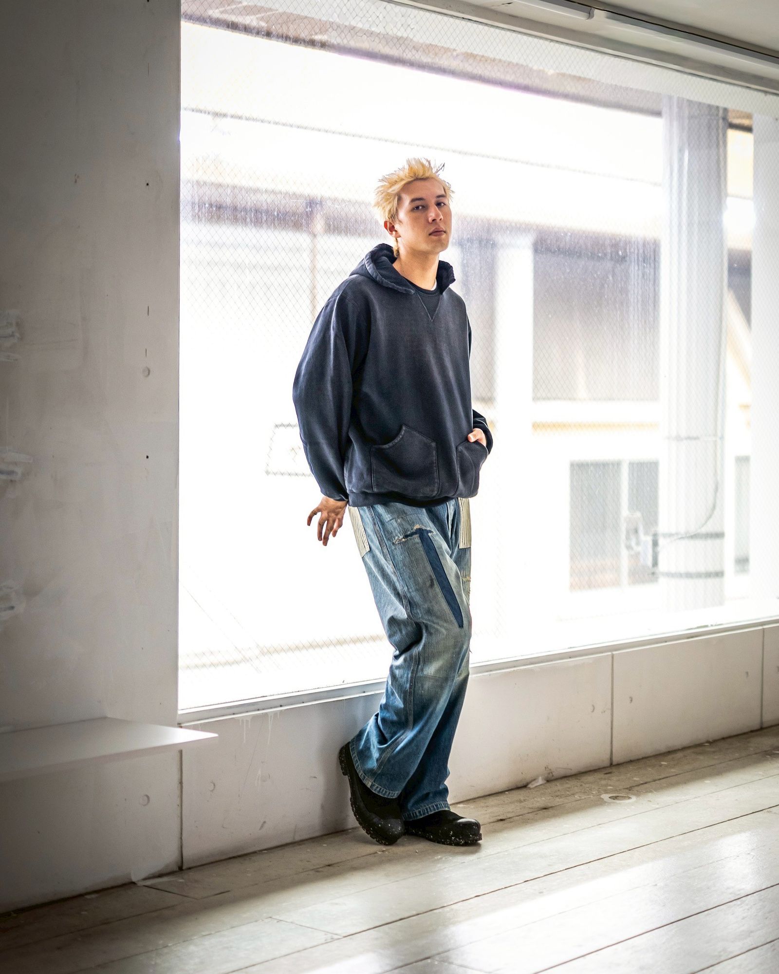 アプレッセ 2025 STYLE2 Vintage Attached Hood Sweat Parka(25AAP-05-10)BLACK☆8月30日(土)発売！