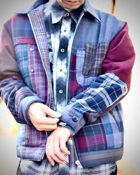 RAFUラフ23AW リメイクジャケット Remake Jacketスタイル