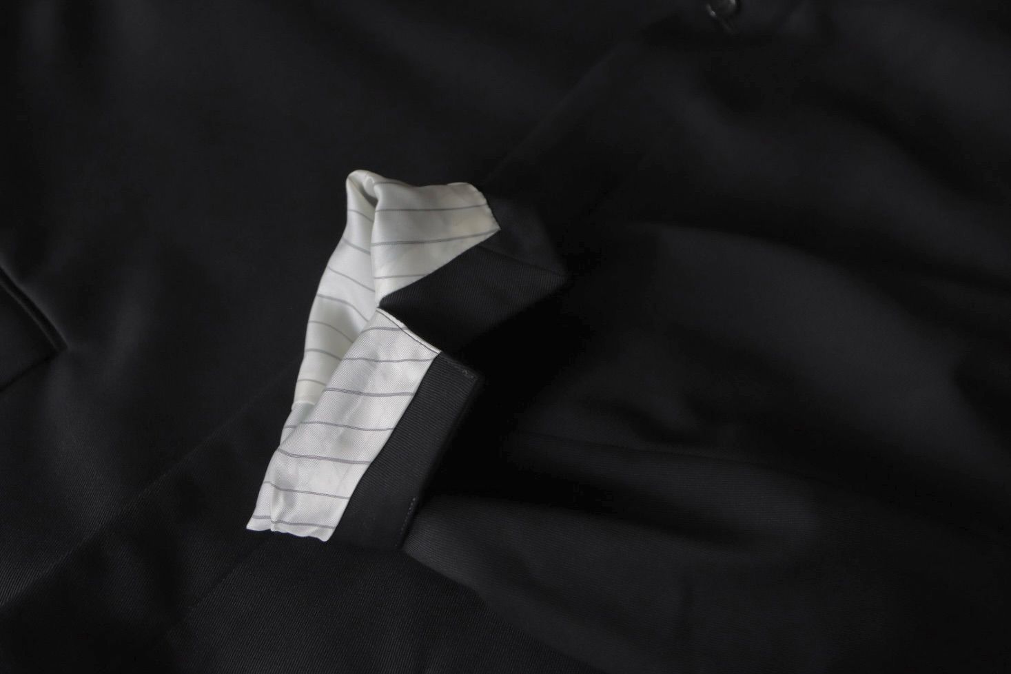 グラフペーパー Women's  25AW Techno Wool Nylon Stand Collar Short Jacket(GL253-20317)BLACK