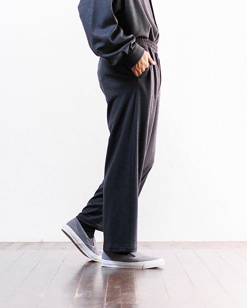 Graphpaper Wool Smooth Flannel Oversized Regular Collar Shirtセットアップスタイル (GRAY)スタイル 11月2日(土)新作発売！