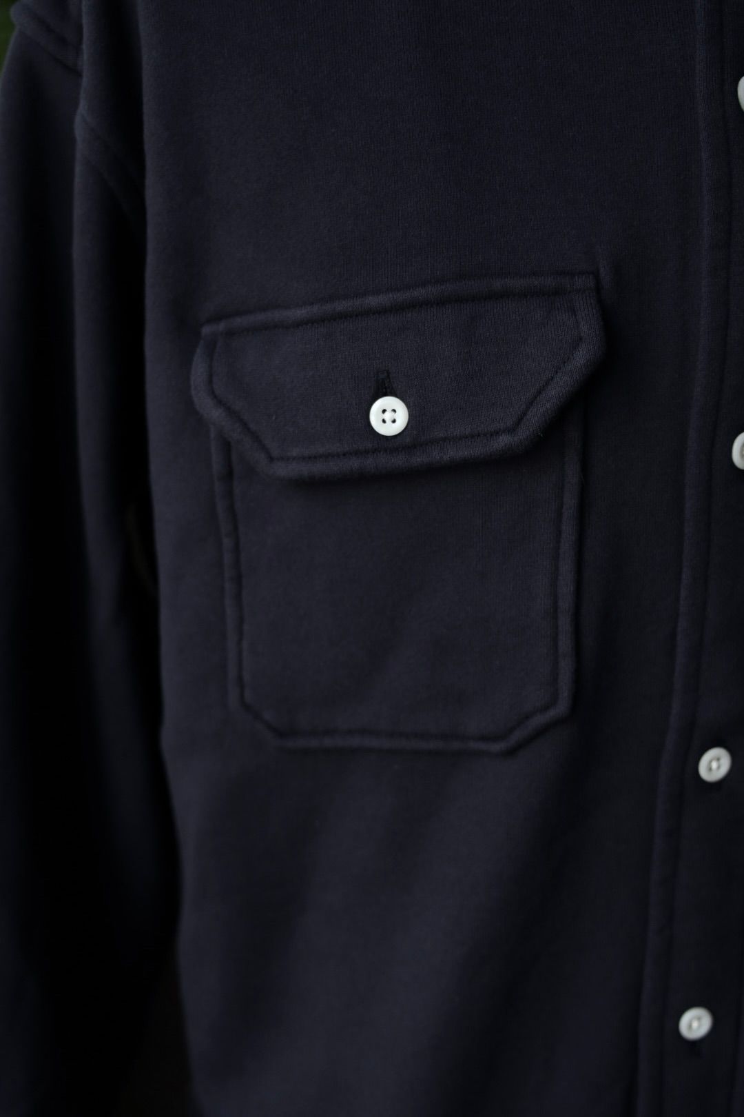 ファウンダ 25AW SWEAT WORK SHIRT(015FD252011)NAVY⭐︎9月13日(土)新作発売！