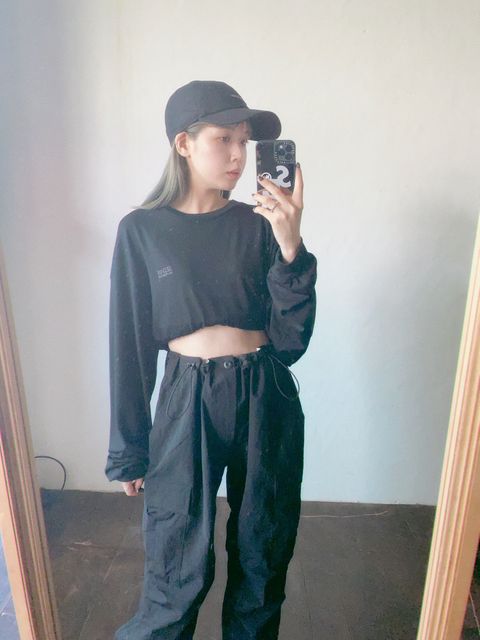 SEDAN ALL-PURPOSE FW23 Big Cargo Pants"Black"スタイル