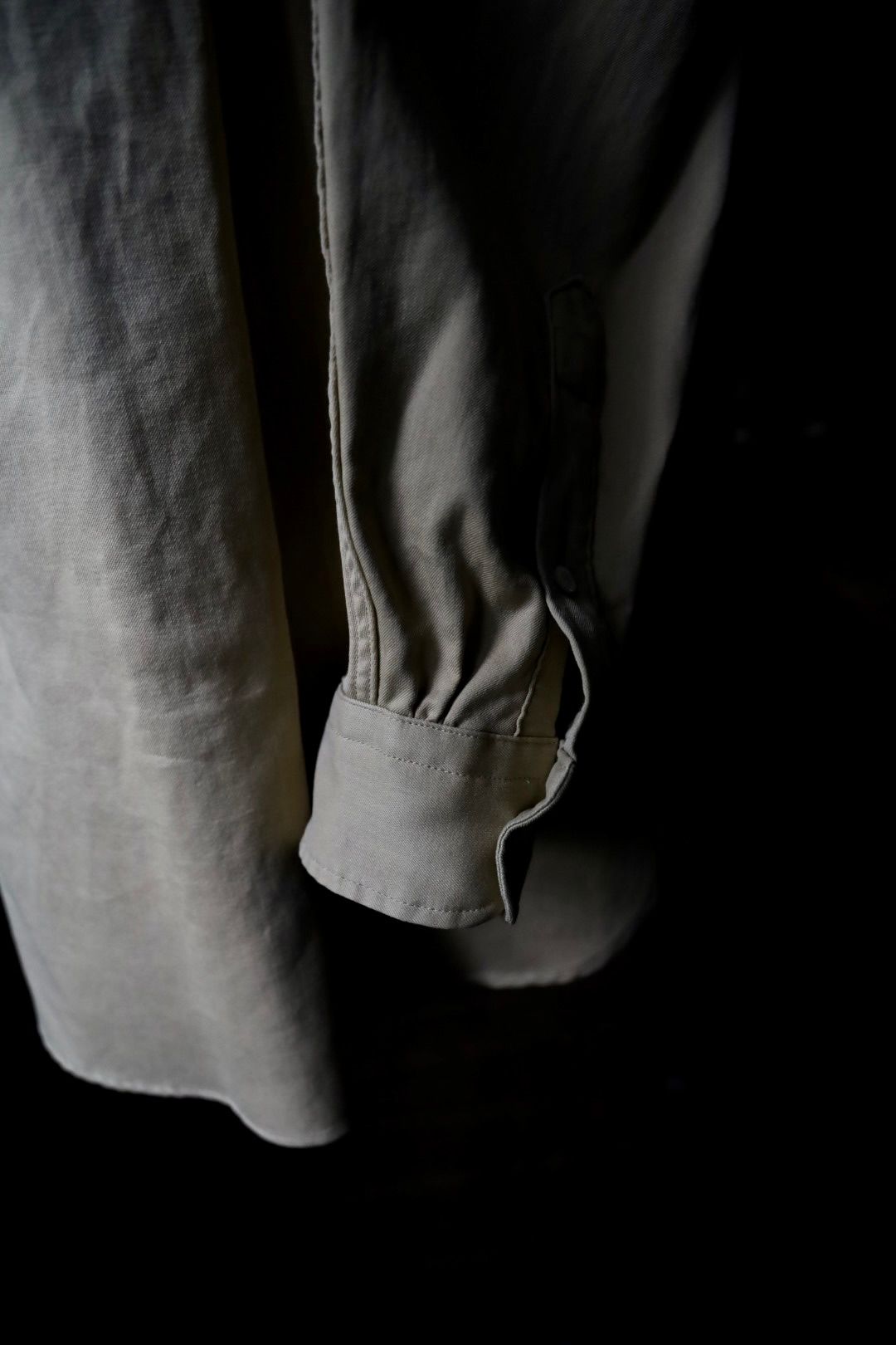 Double Weave Twill Regular Collar Shirt(24AAP-02-07H)BEIGE☆7月13日(土)発売！