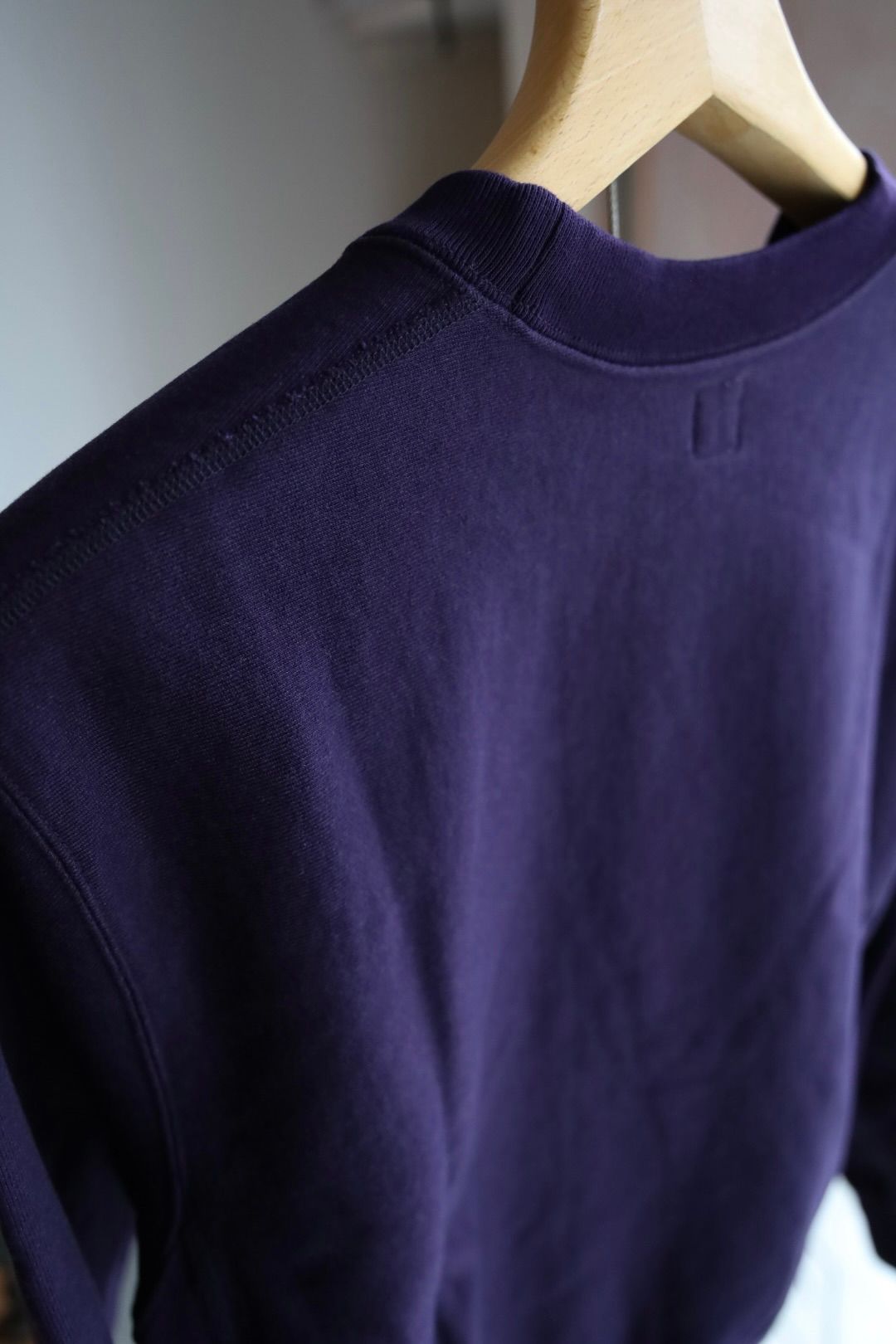 blurhms Women's 25FW Soft&Hard Sweat Crew-Neck P/O(bROOTS24F21F25)DarkPurple☆新作発売！